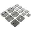Wandabstand-Set NOVA 414 Edelstahl matt