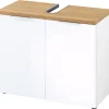 Waschbecken-Unterschrank 70 x 58 x 34 cm Navarra-Eiche-Nachbildung