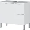 Waschbeckenunterschrank Maureen 2 Schubkästen 60 x 56 x 34 cm weiß