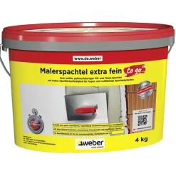 Weber Malerspachtel extra fein to go 4 kg