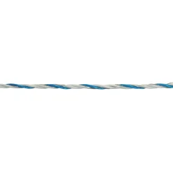 Weidezaunlitze TopLine Plus 400 m weiß-blau 400 Stück
