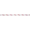 Weidezaunseil TopLine Plus 200 m Durchmesser 6 mm weiß-rot