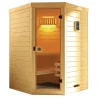 Weka Elementsauna Varberg Eck Größe 4 Sparset 7,5 kW Bio S Glastuer