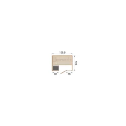 Weka Premium Massivholz-Sauna Bergen Größe 1 Sparset 7,5 kW Bio S