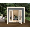 Weka Designhaus 263 Größe 1 235 x 241 cm grau