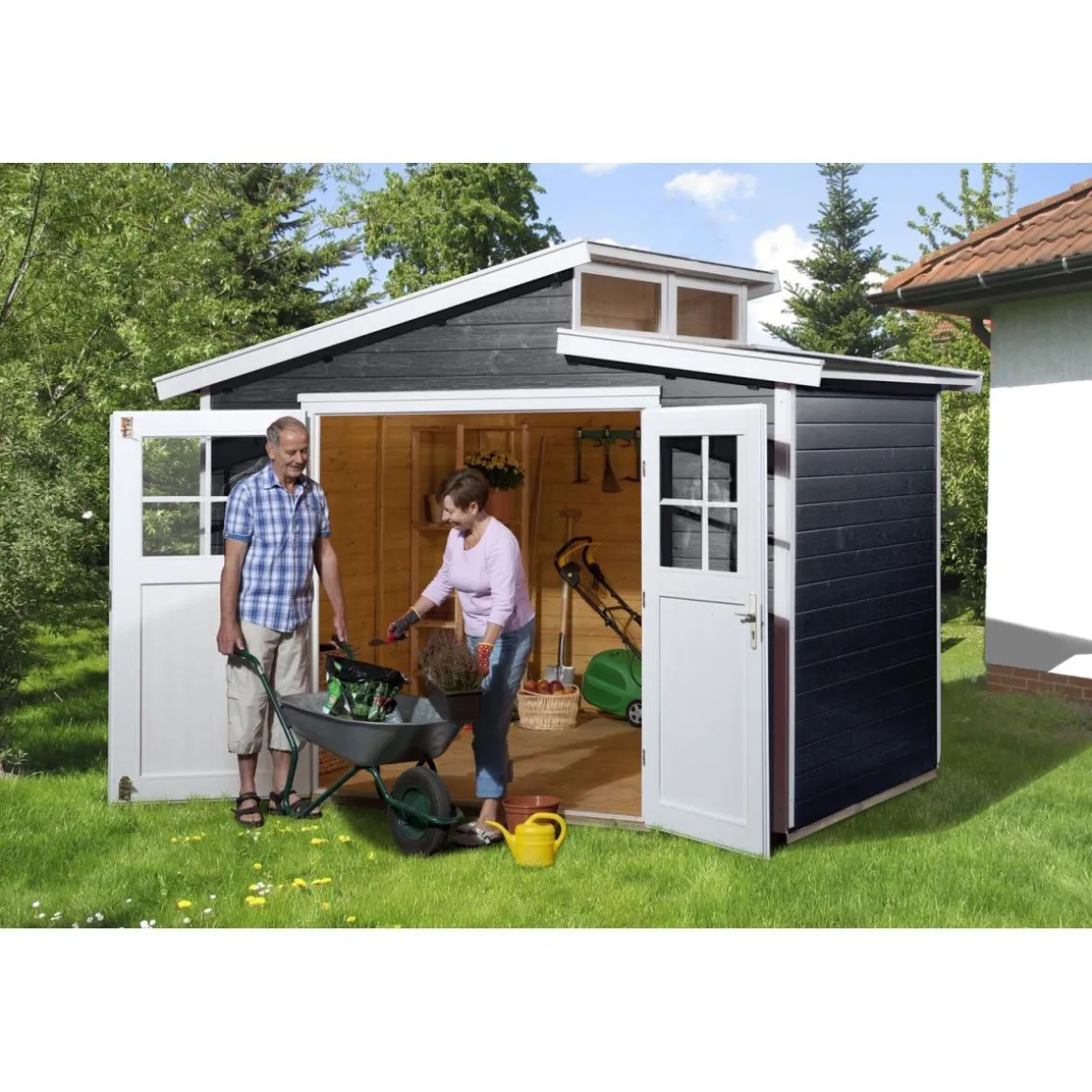 Weka Gartenhaus 226 schwarz