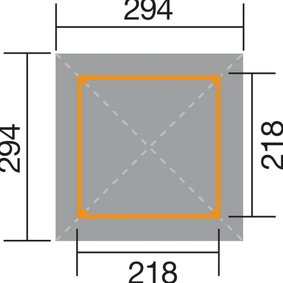 Weka Holzpavillon 651 Größe 1 Sparset inkl Dachschindeln