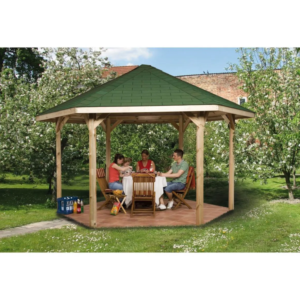 Weka Pavillon 656 Größe 2 399 x 461 x 208 cm