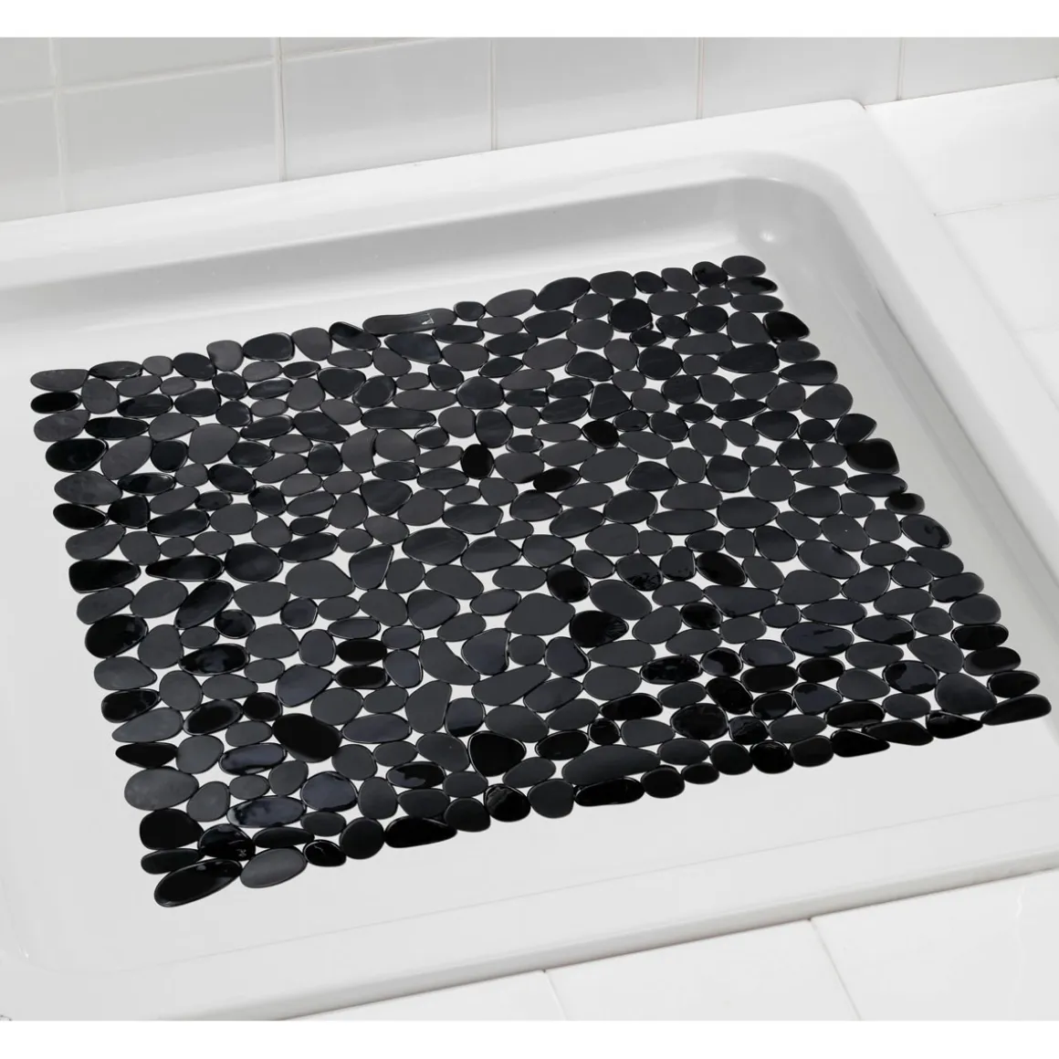 Wenko Duscheinlage Paradise Black 54 x 54 cm