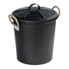 Wenko Kosmetikeimer Gara Schwarz matt 6 L