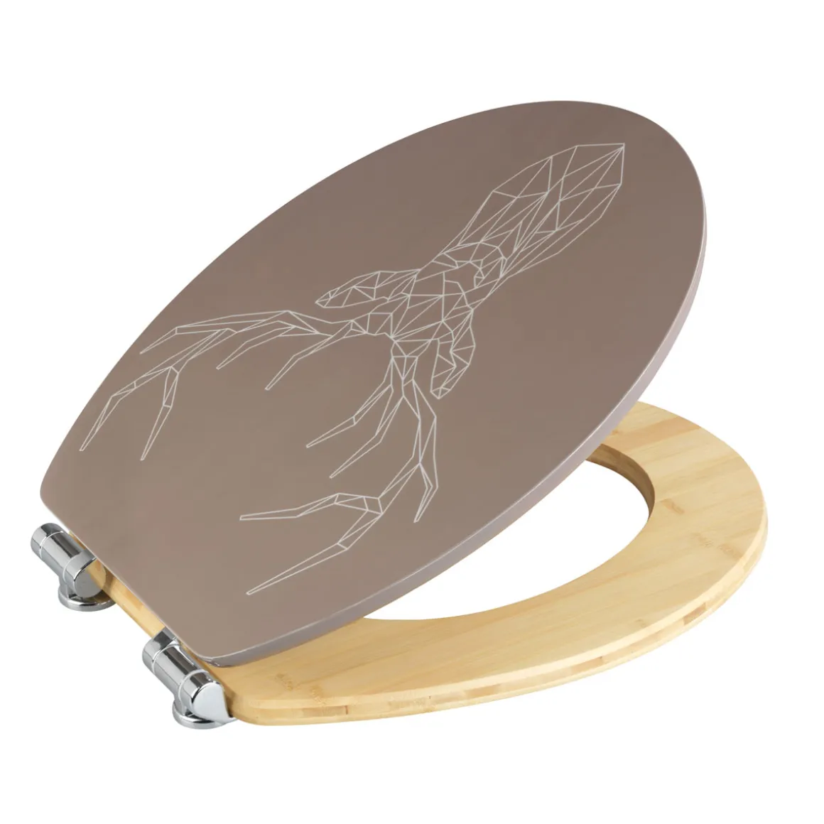 Wenko Premium WC-Sitz Stag MDF/Bambus mit Absenkautomatik