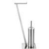 Wenko Stand WC-Garnitur Lirio Edelstahl matt
