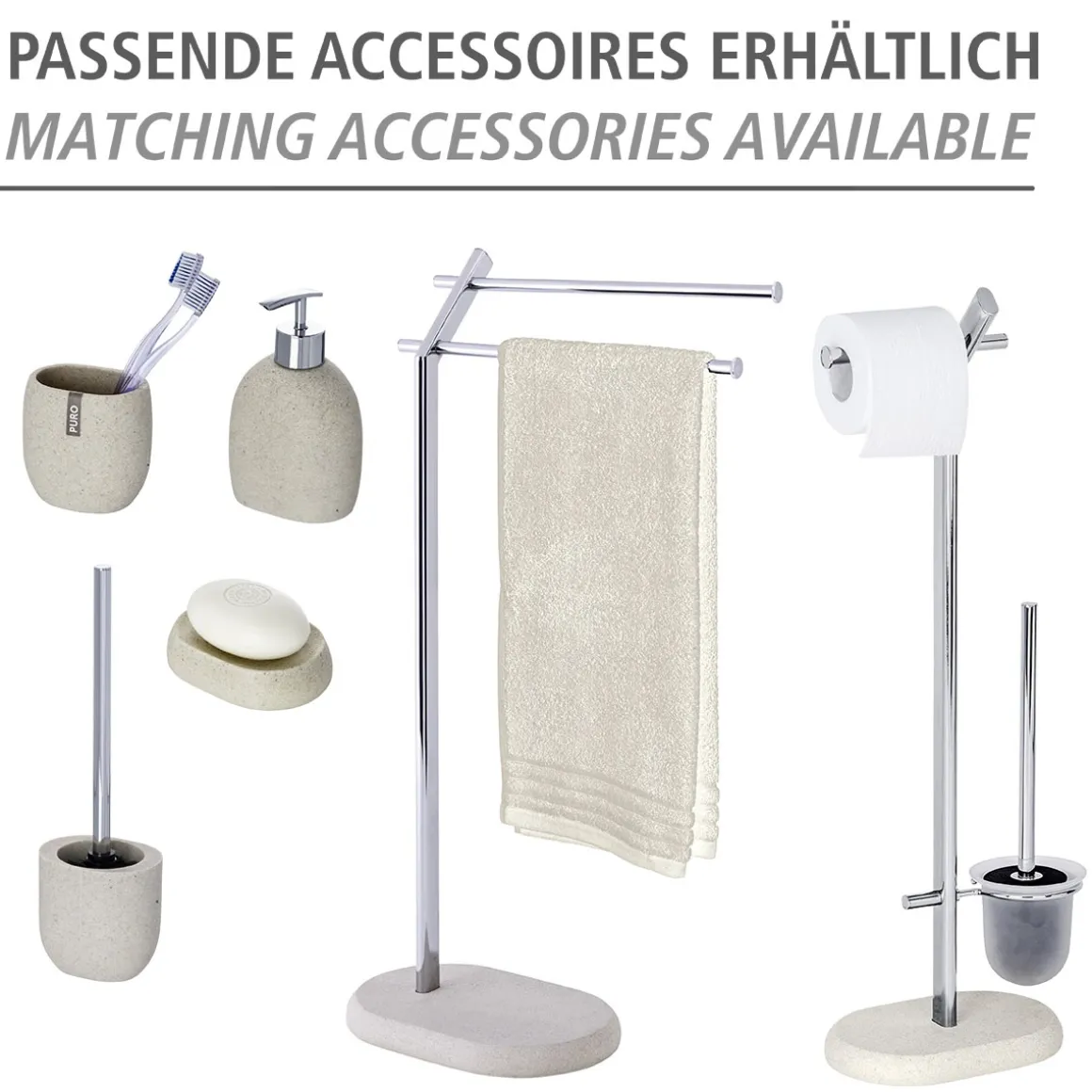 Wenko Stand WC-Garnitur Puro