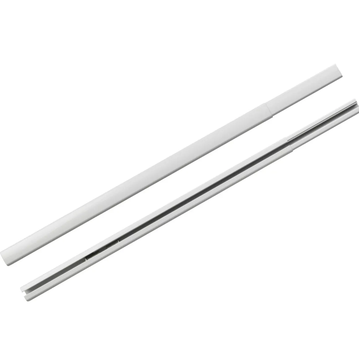 Wenko Teleskop-Duschschiene Era Weiß 75-125 cm Duschvorhang-Schiene