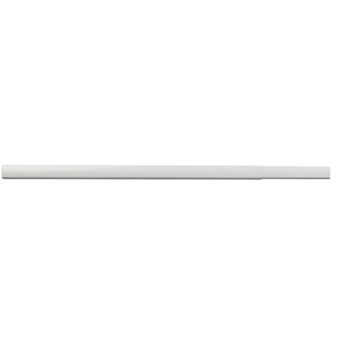 Wenko Teleskop-Duschschiene Era Weiß 75-125 cm Duschvorhang-Schiene