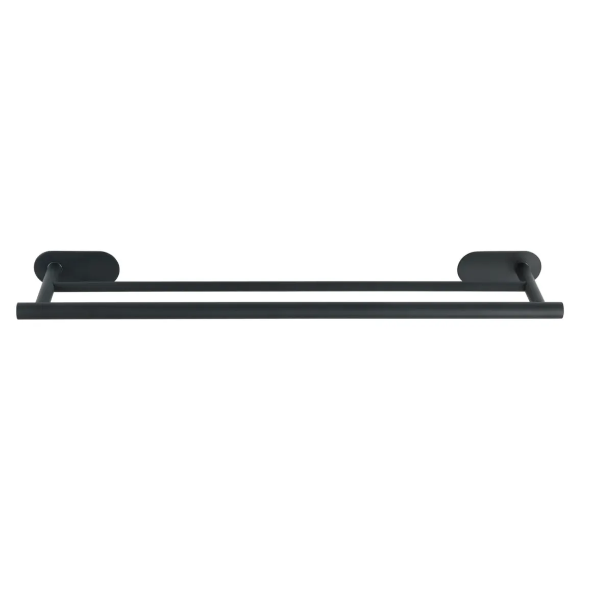 Wenko Turbo-Loc Edelstahl Badetuchstange Duo Orea Black Matt Handtuchstange Befestigen ohne bohren