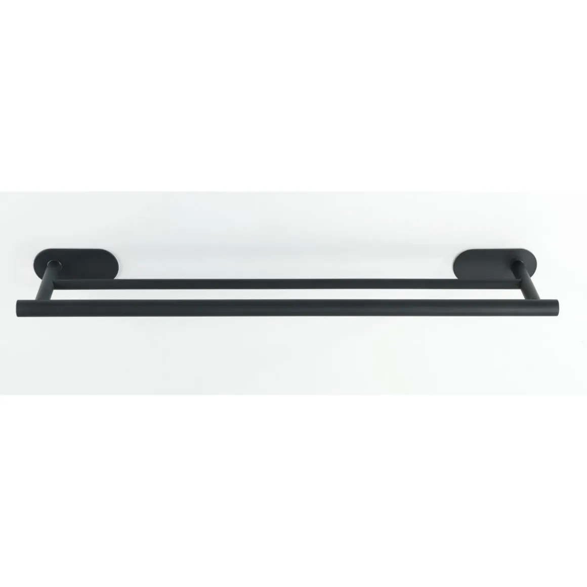 Wenko Turbo-Loc Edelstahl Badetuchstange Duo Orea Black Matt Handtuchstange Befestigen ohne bohren