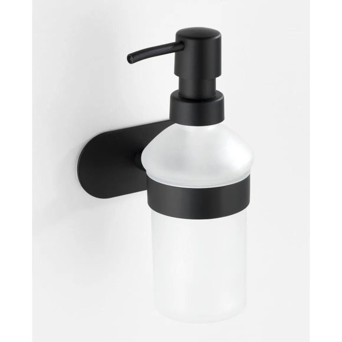 Wenko Turbo-Loc Edelstahl Seifenspender Orea Black Matt Flüssigseifen-Spender Befestigen ohne bohren ca 200 ml