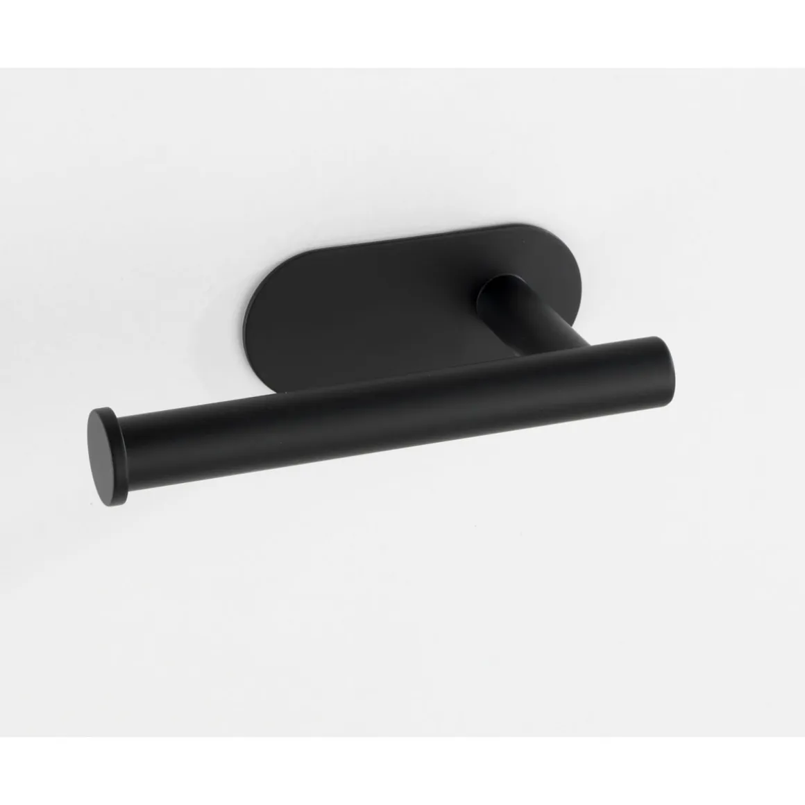 Wenko Turbo-Loc Edelstahl Toilettenpapierhalter Orea Black Matt WC-Rollenhalter Befestigen ohne bohren