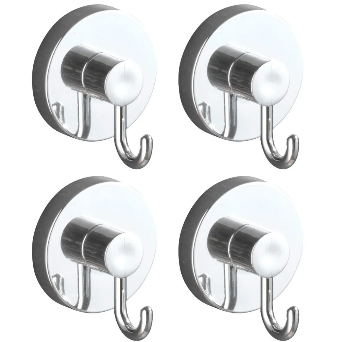 Wenko Vacuum-Loc Haken 4er Set Befestigung ohne bohren