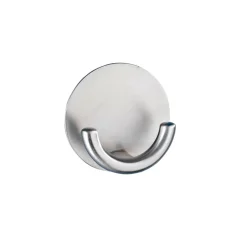 Wenko Wandhaken Rondo matt 4er Set Edelstahl selbstklebend rostfrei