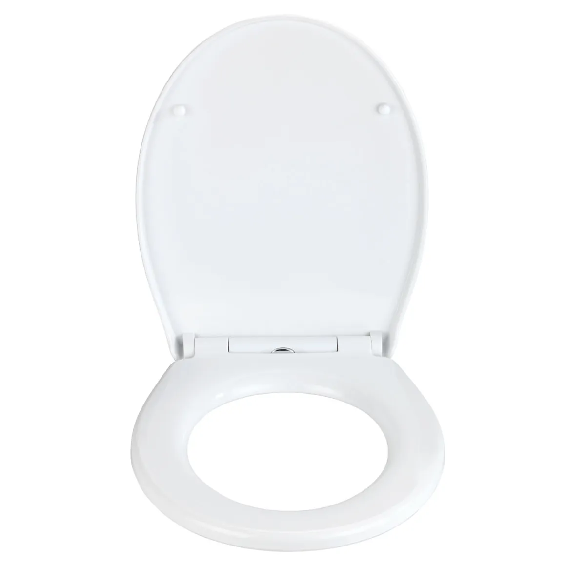 Wenko WC-Sitz Ostuni belastbar mit 300 kg Thermoplast mit Absenkautomatik