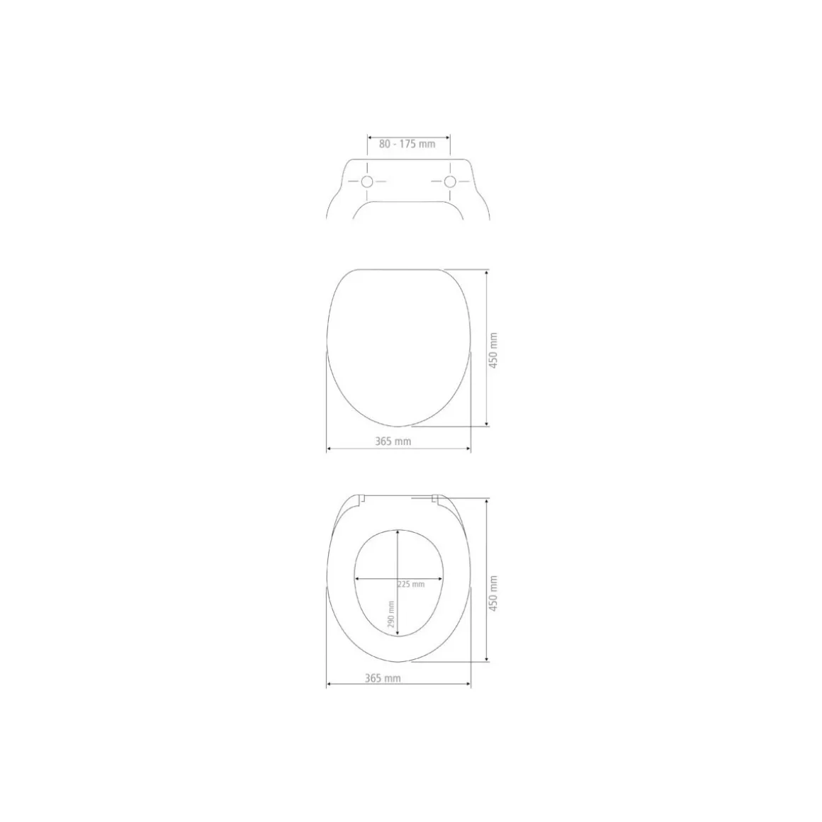 Wenko WC-Sitz Plumes mit Relief-Oberfläche Toilettensitz mit Absenkautomatik Schnellbefestigung aus bruchstabilem Thermoplast