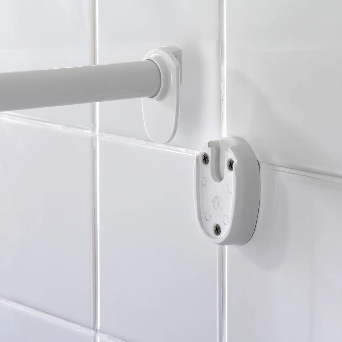 Wenko Winkelstange Universal extra stark Weiß variabel 25 mm