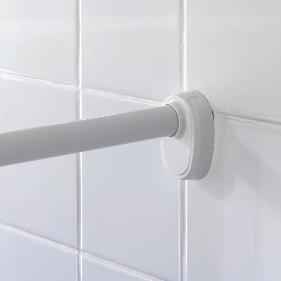 Wenko Winkelstange Universal extra stark Weiß variabel 25 mm