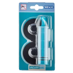 Wenko Adapter Schwarz 2er Set Befestigen ohne bohren Vacuum-Loc