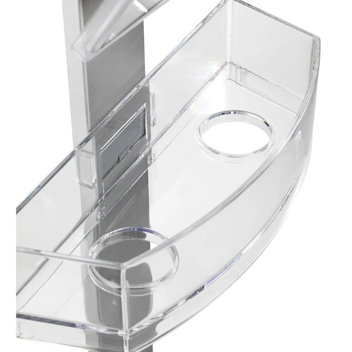 Wenko Duschcaddy Premium mit 2 Ablagen und Edelstahl-Haken