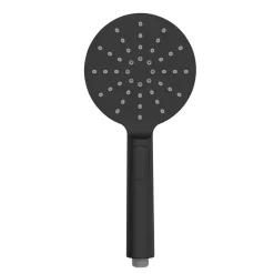 Wenko Duschkopf Design Schwarz Durchmesser 12 cm