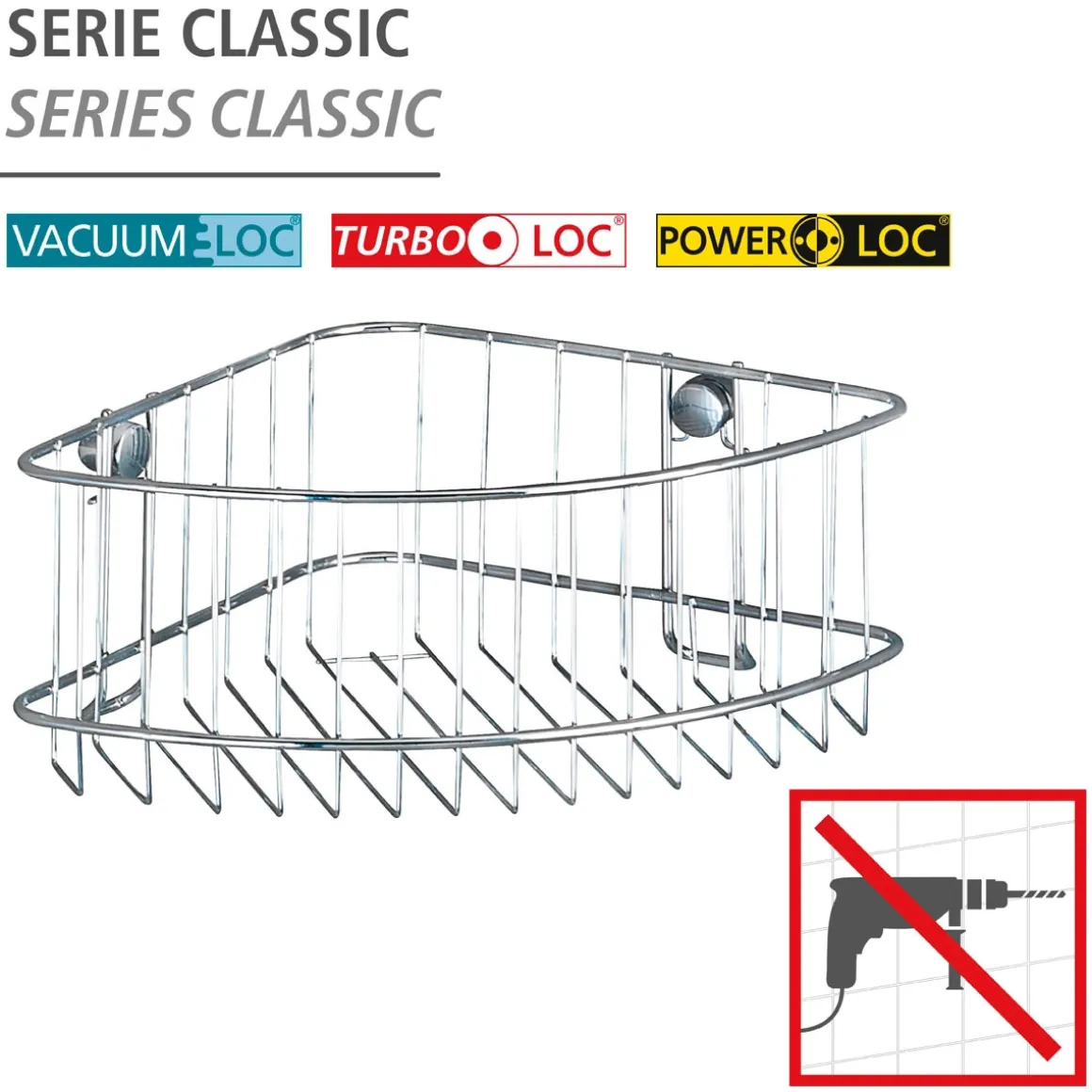 Wenko Eckablage Classic groß