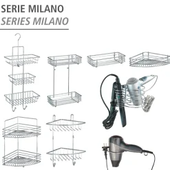 Wenko Haartrocknerhalter Milano Chrom