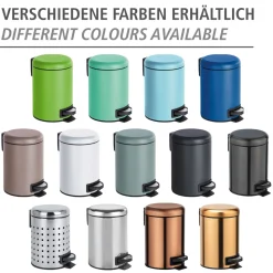 Wenko Kosmetik Treteimer Leman weiß 3 L