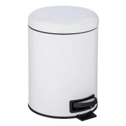 Wenko Kosmetik-Treteimer Leman Weiß 5 L
