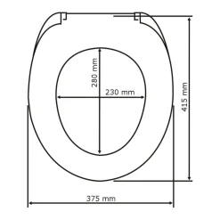 Wenko Premium WC-Sitz Samos Taupe antibakteriell mit Absenkautomatik