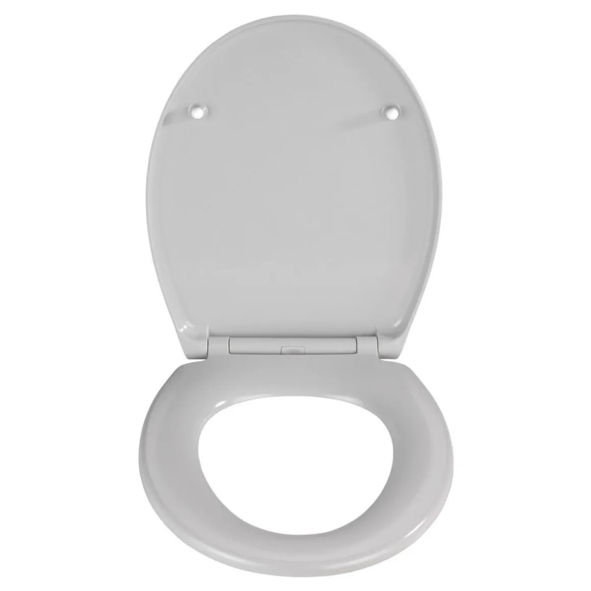 Wenko Premium WC-Sitz Samos Concrete Grau antibakteriell mit Absenkautomatik
