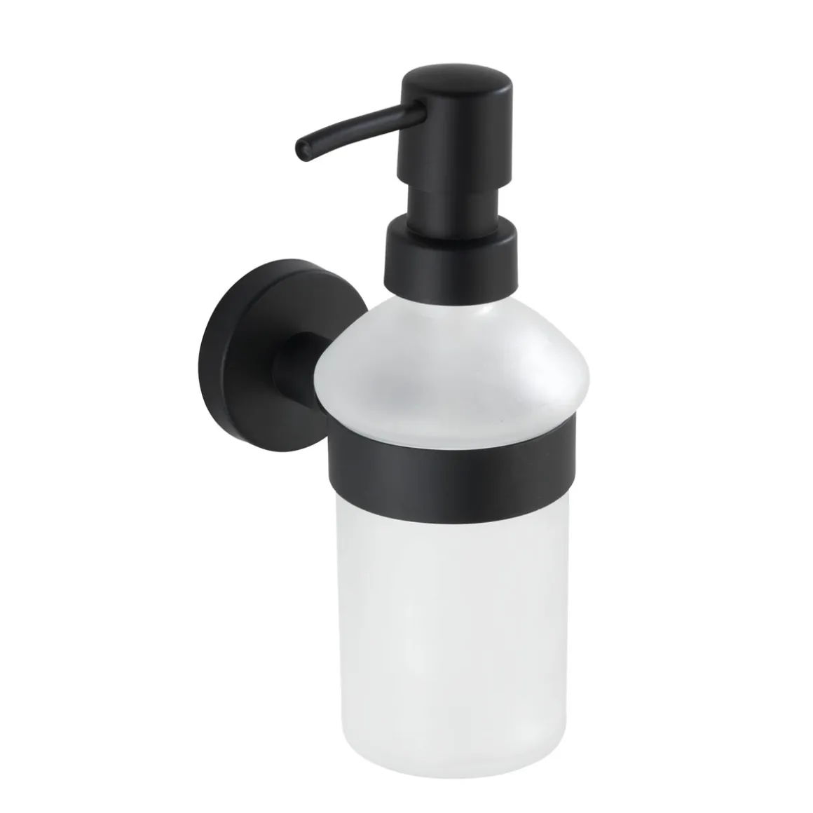 Wenko Seifenspender Bosio schwarz ca 200 ml