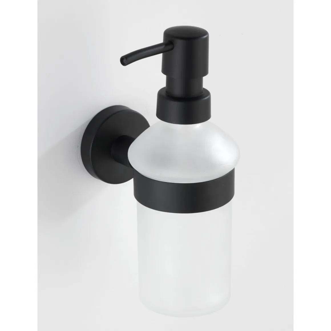 Wenko Seifenspender Bosio schwarz ca 200 ml