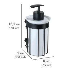 Wenko Seifenspender Classic Plus schwarz 185 ml