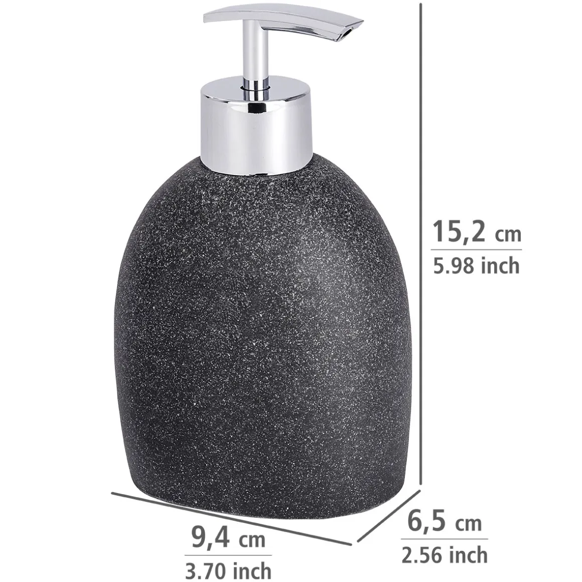 Wenko Seifenspender Puro anthrazit ca 295 ml