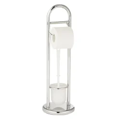 Wenko Stand WC-Garnitur Siena chrom