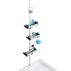 Wenko Teleskop Dusch-Regal Line mit 3 Ablagen