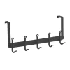 Wenko Türgarderobe Nostalgie 5 Haken schwarz