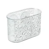 Wenko Universalablage Blumen transparent klein
