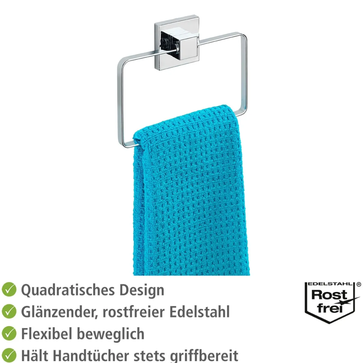 Wenko Vacuum-Loc Handtuchring Quadro
