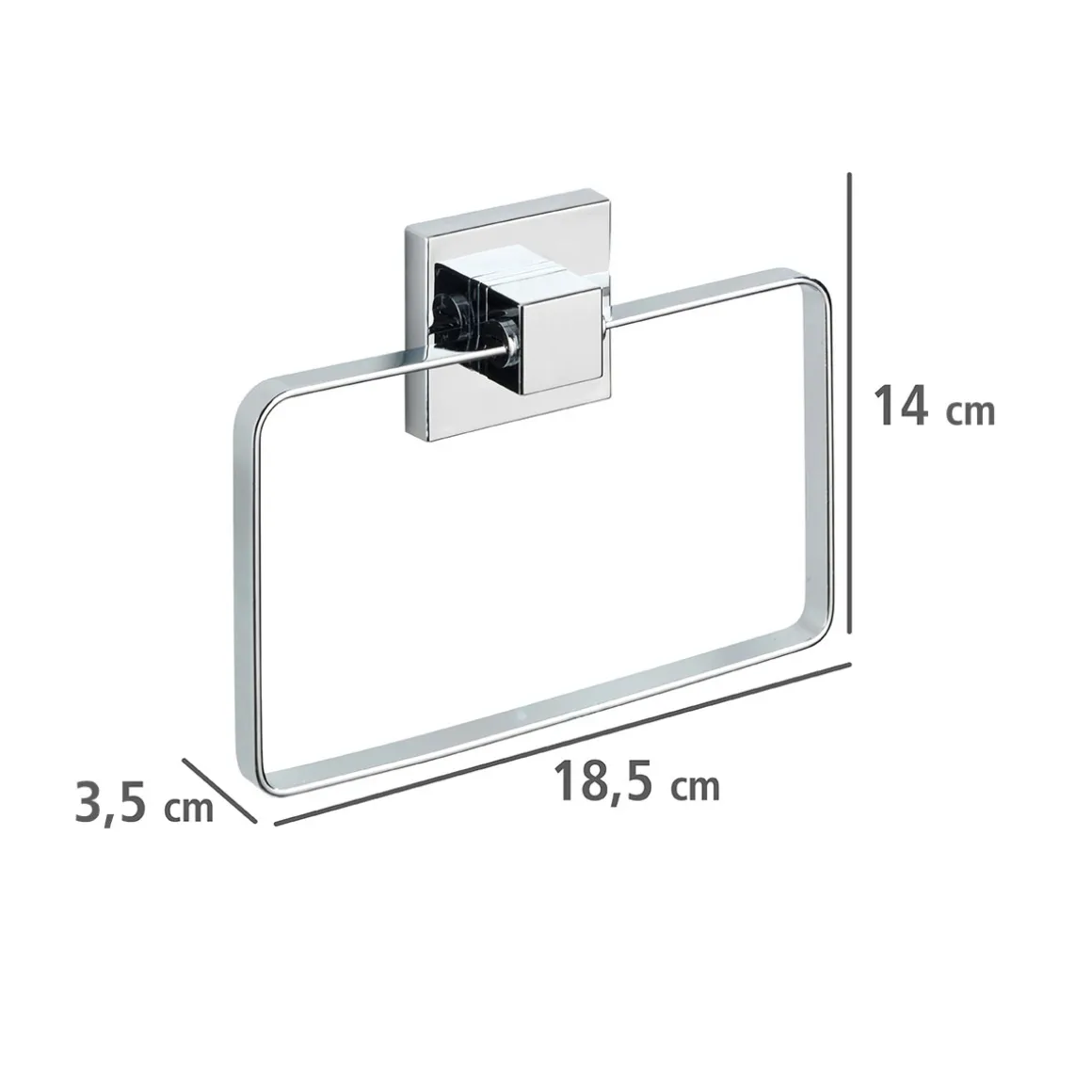 Wenko Vacuum-Loc Handtuchring Quadro