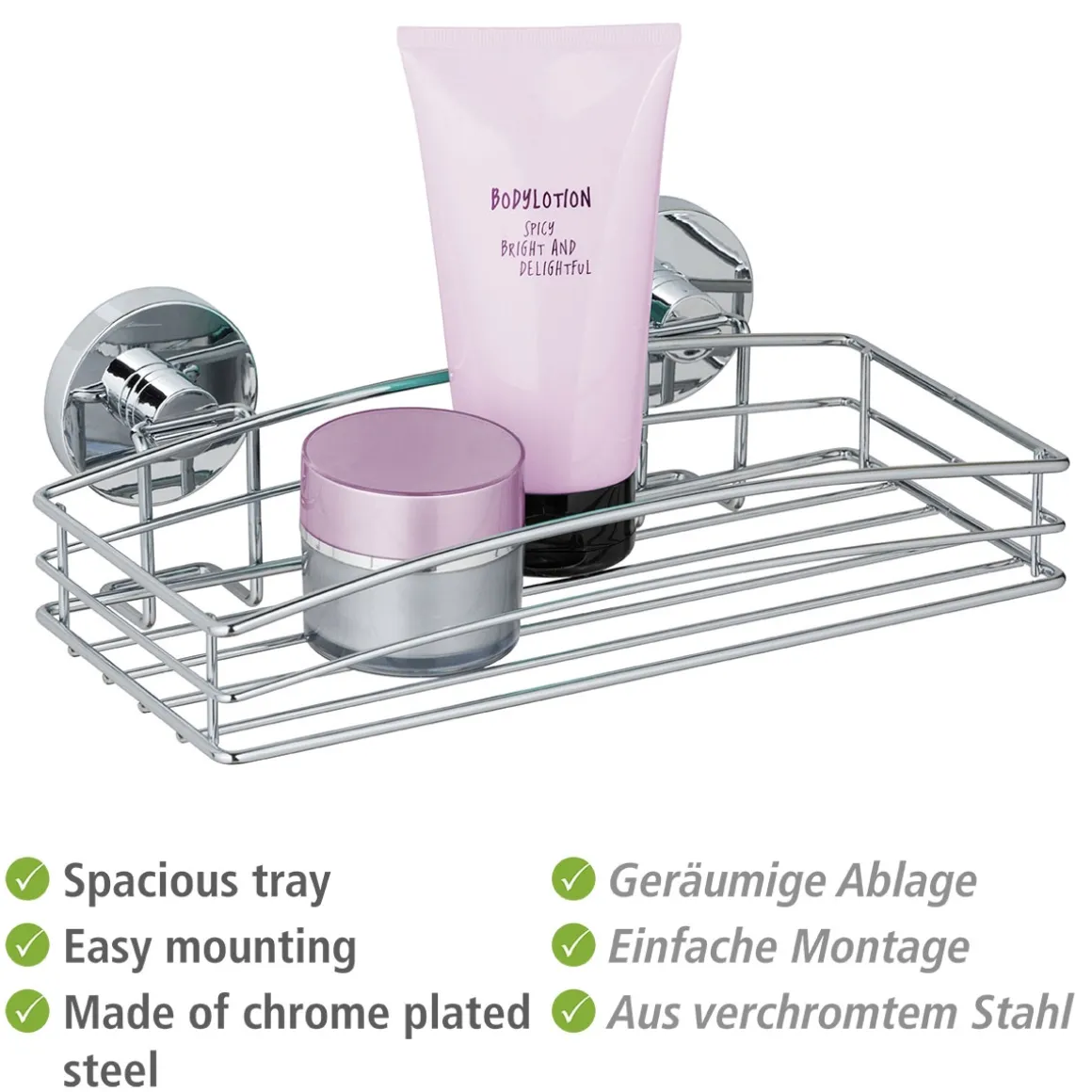 Wenko Vacuum-Loc Wandablage