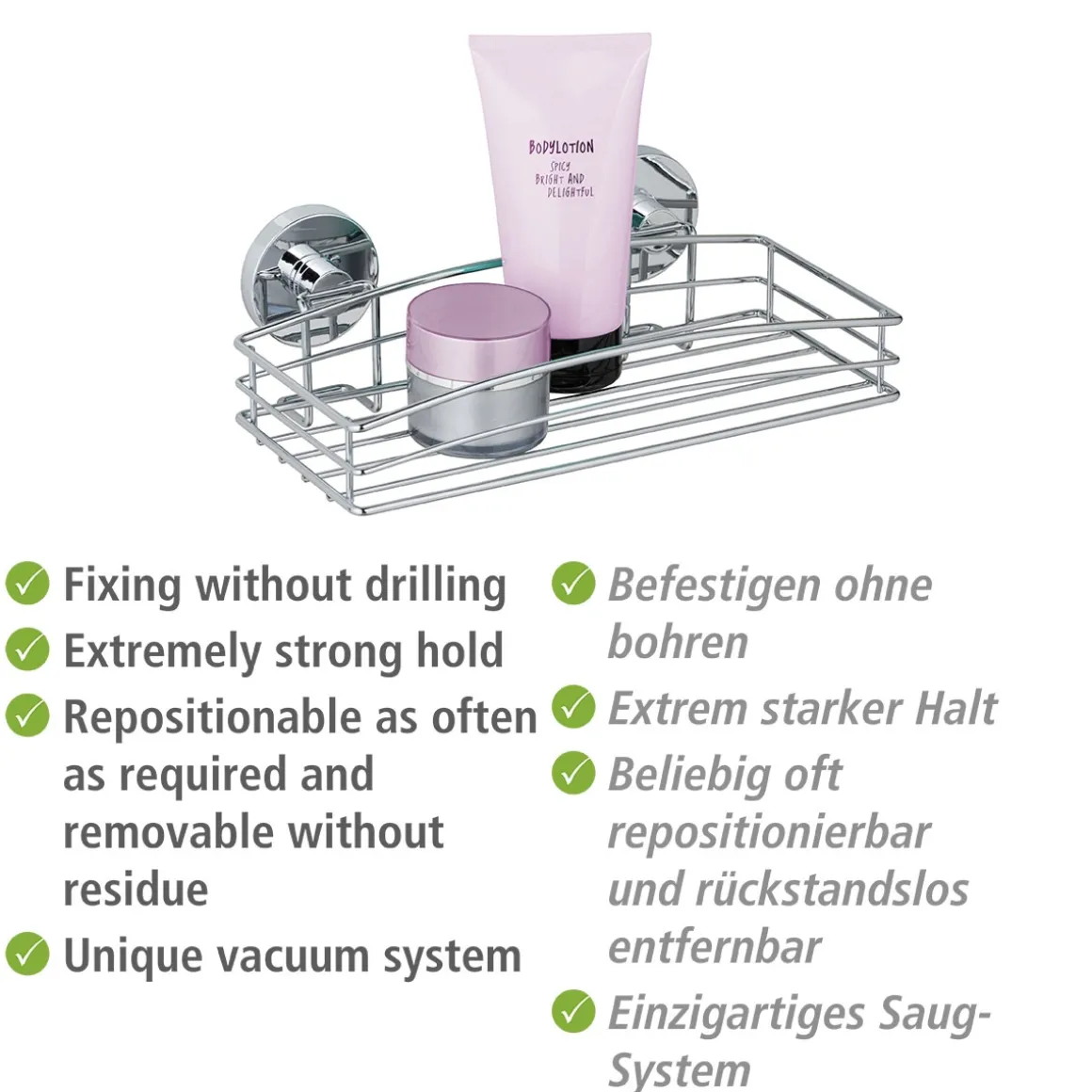 Wenko Vacuum-Loc Wandablage